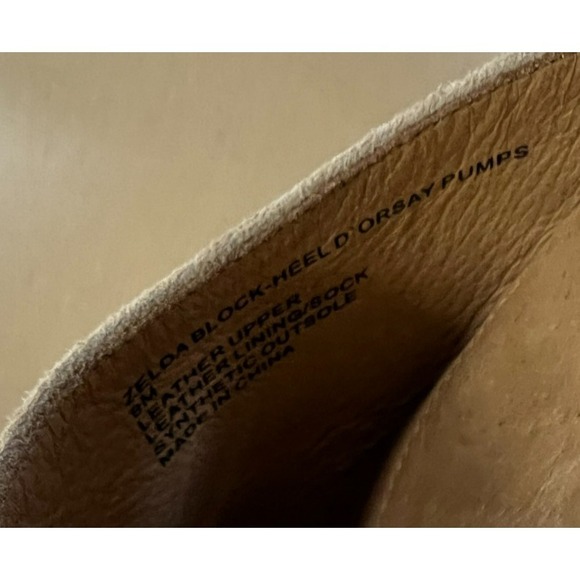 J.Jill NWOB Zelda Block Heel D'Orsay Pumps Tan Suede Ankle Lace 2" Heel SZ 9 - Picture 6 of 8